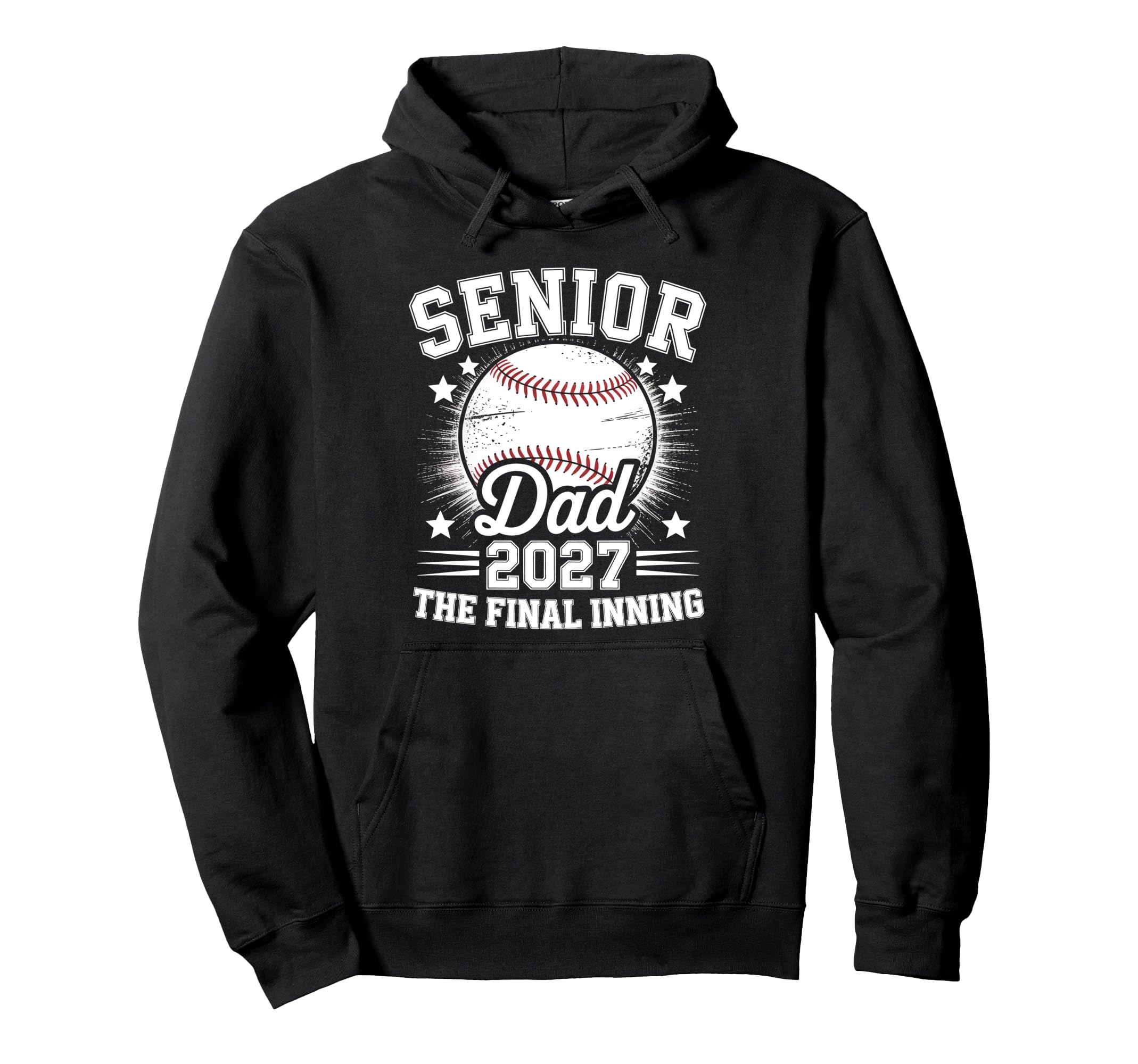 Class 2027 Baseball Dad Senior Hoodie - Streetwear Style for Adults - T-Shirt, Sweatshirt, Hoodie