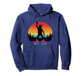 Bigfoot Roller Skates Sunset Cryptid Hoodie - Graphic Print Men Women - T-Shirt, Sweatshirt, Hoodie
