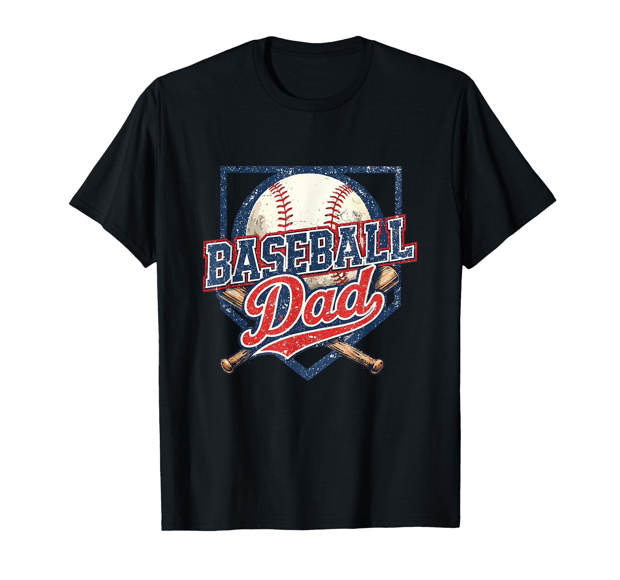 Baseball Dad Fathers Day Baseball T-Shirt - Casual Everyday Wear Men Women - T-Shirt, Sweatshirt, Hoodie