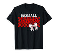 Baseball Mama Coquette Bow Game Day T-Shirt - Trendy Graphic for Adults - T-Shirt, Sweatshirt, Hoodie