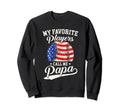 Baseball Papa My Favorite Baseball Sweatshirt - Novelty Apparel for Adults - T-Shirt, Sweatshirt, Hoodie