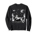 Golden Retriever Ufo 90S Western Sweatshirt - Trendy Graphic Men Women - T-Shirt, Sweatshirt, Hoodie