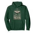 Butterfly Moth Mushrooms Floral Grunge Hoodie - Streetwear Style Men Women - T-Shirt, Sweatshirt, Hoodie