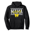 Checkered Softball Mama Cheer Mom Hoodie - Unique Graphic for Adults - T-Shirt, Sweatshirt, Hoodie