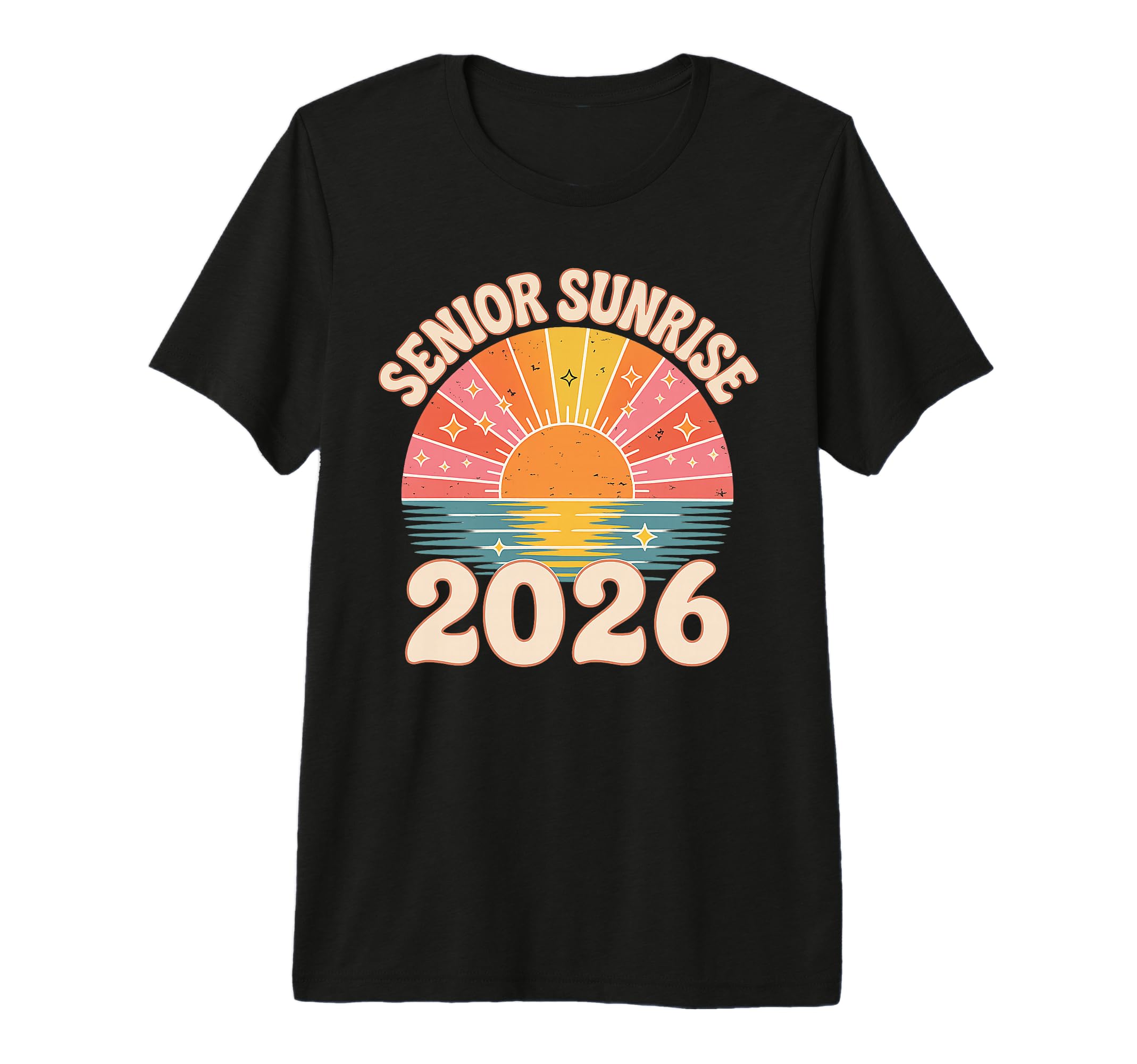 Senior Sunrise 2026 Boho Colorful T-Shirt - Novelty Apparel for Adults - T-Shirt, Sweatshirt, Hoodie