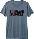 I Love Smash Burgers DK - Adult & Kids T-Shirts, Sweatshirts & Hoodies apparel design preview 1