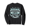 Cassette Tape And City Skyline Sweatshirt - Novelty Apparel Men Women - T-Shirt, Sweatshirt, Hoodie