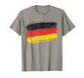 German Flag Distressed Paint T-Shirt - Unique Graphic Unisex - T-Shirt, Sweatshirt, Hoodie