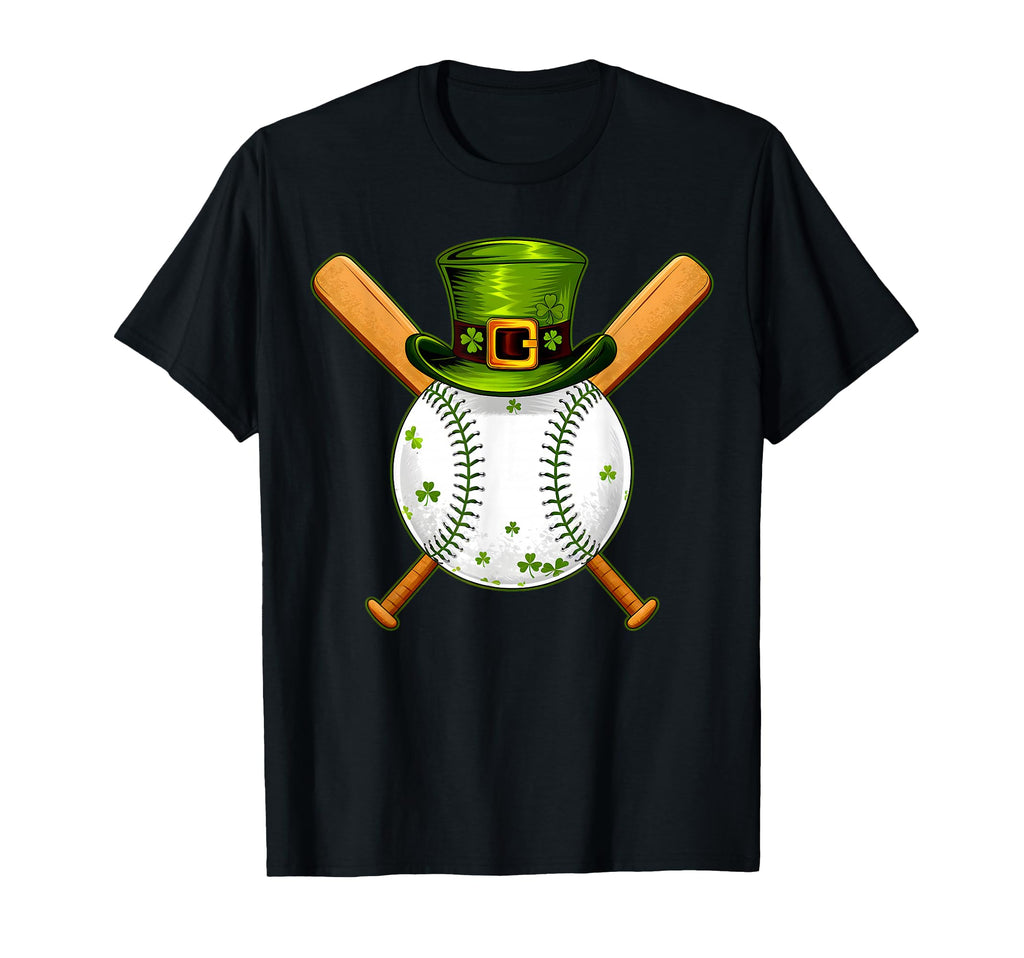 Baseball St Patricks Day Catcher Lucky T-Shirt - Novelty Apparel Men Women - T-Shirt, Sweatshirt, Hoodie