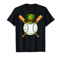 Baseball St Patricks Day Catcher Lucky T-Shirt - Novelty Apparel Men Women - T-Shirt, Sweatshirt, Hoodie