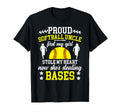 Proud Softball Uncle Softball T-Shirt - Aesthetic Graphic for Adults - T-Shirt, Sweatshirt, Hoodie