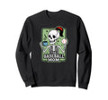 Baseball Mom Tarot Card Skeleton Sweatshirt - Aesthetic Graphic Men Women - T-Shirt, Sweatshirt, Hoodie