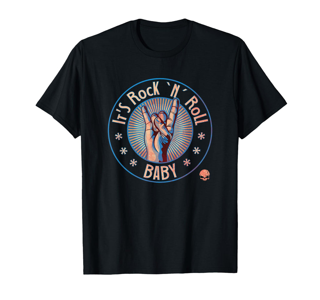 Its Rock N Roll Devil Hand N T-Shirt - Unique Graphic for Adults - T-Shirt, Sweatshirt, Hoodie