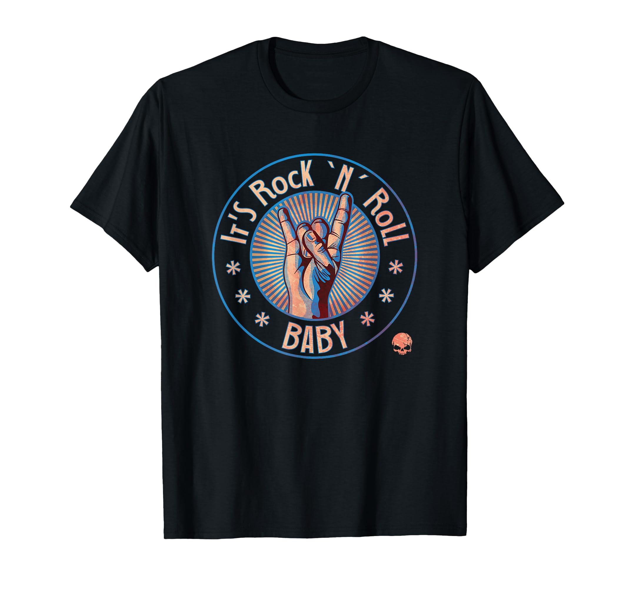 Its Rock N Roll Devil Hand N T-Shirt - Unique Graphic for Adults - T-Shirt, Sweatshirt, Hoodie