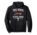 This Nurse Loves Patrick Corbin Baseball Hoodie - Novelty Apparel Unisex - T-Shirt, Sweatshirt, Hoodie