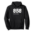 858 Made San Diego Distressed Hoodie - Streetwear Style Men Women - T-Shirt, Sweatshirt, Hoodie