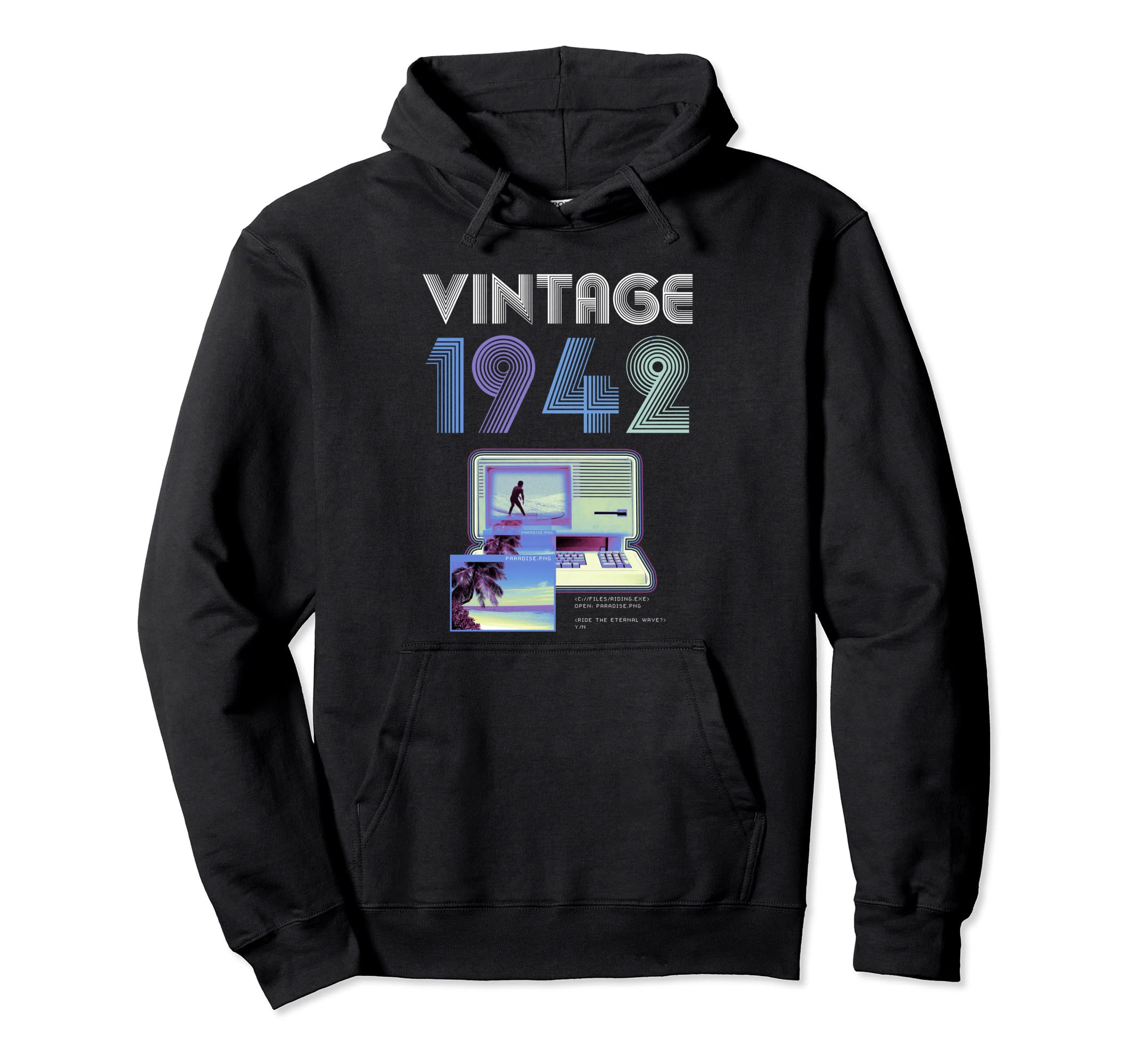 Vaporwave Aesthetic Grunge Gaming Hoodie - Fun Novelty Design Men Women - T-Shirt, Sweatshirt, Hoodie
