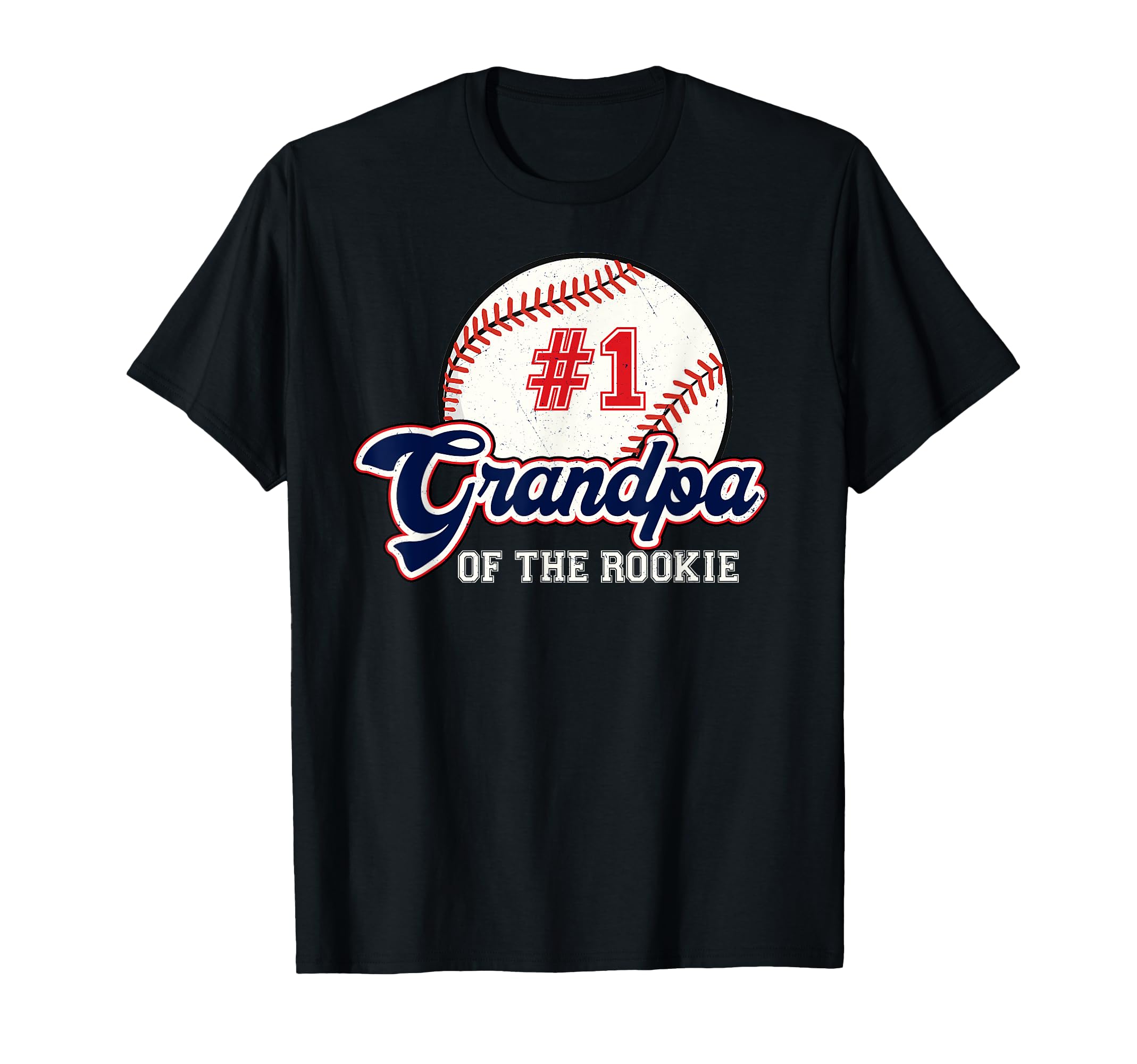 Grandpa Rookie Rookie Year Baseball T-Shirt - Aesthetic Graphic for Adults - T-Shirt, Sweatshirt, Hoodie