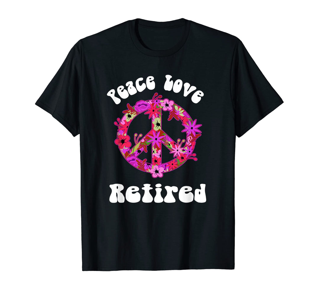 Retirement Flower Power Hoodie - Graphic Print for Adults - T-Shirt, Sweatshirt, Hoodie
