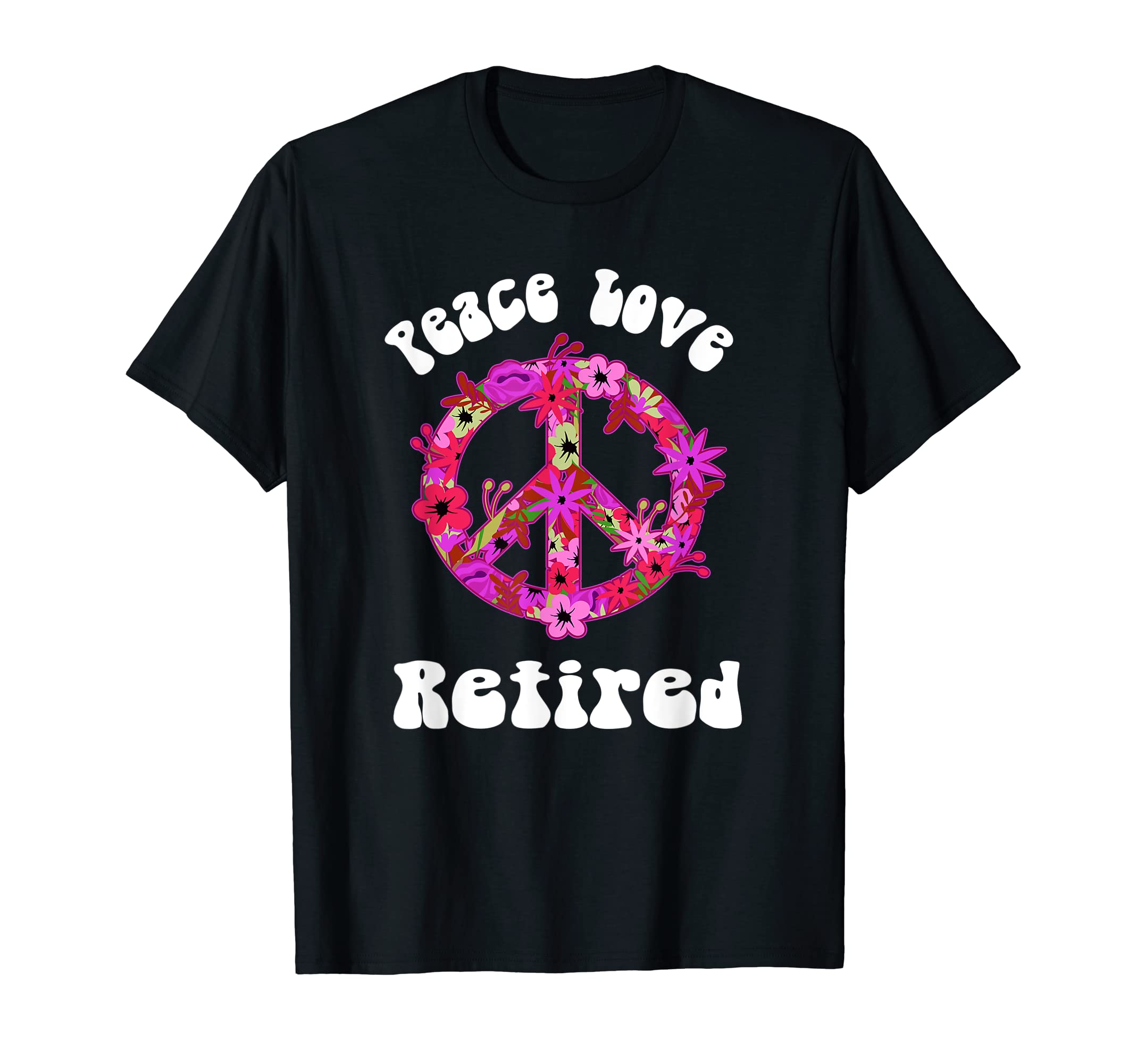 Retirement Flower Power Hoodie - Graphic Print for Adults - T-Shirt, Sweatshirt, Hoodie