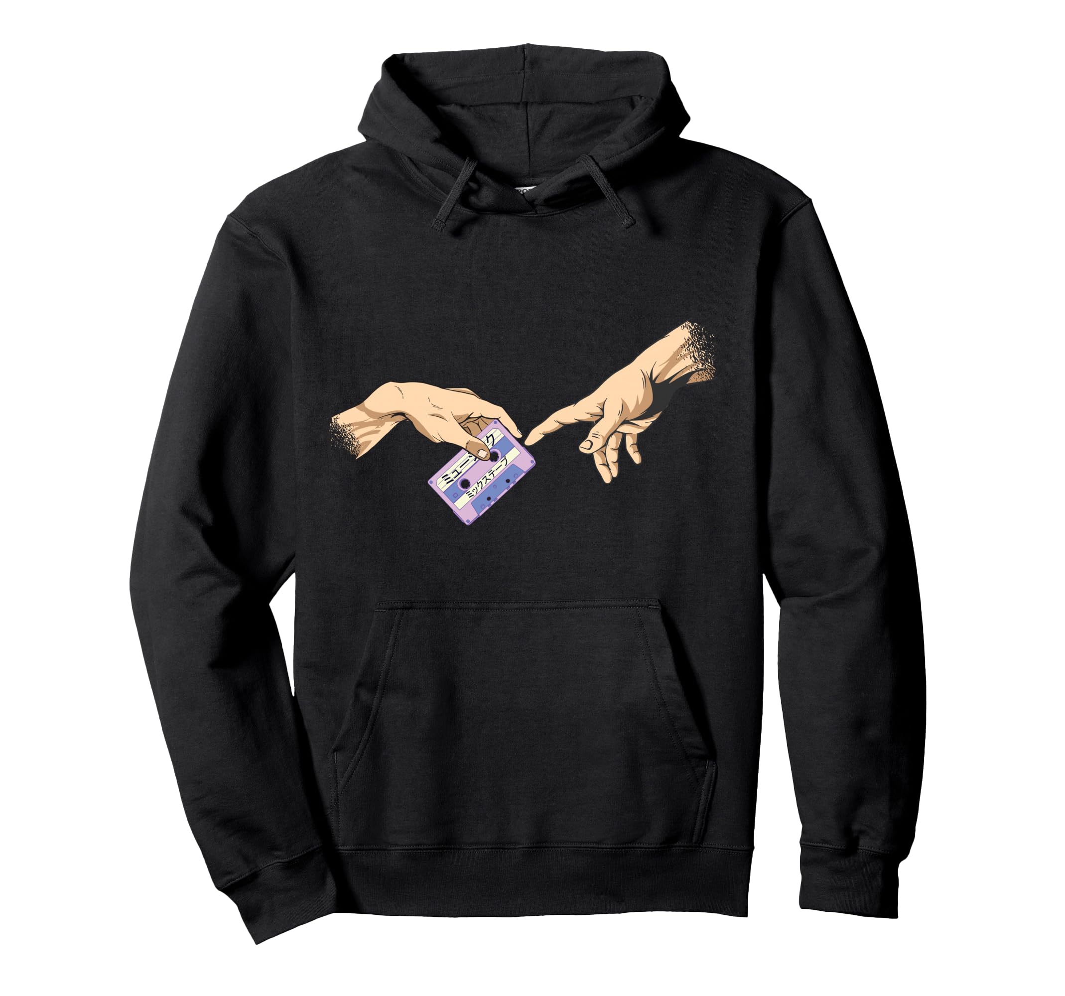 Vaporwave Aesthetic Music Synthwave Hoodie - Streetwear Style for Adults - T-Shirt, Sweatshirt, Hoodie