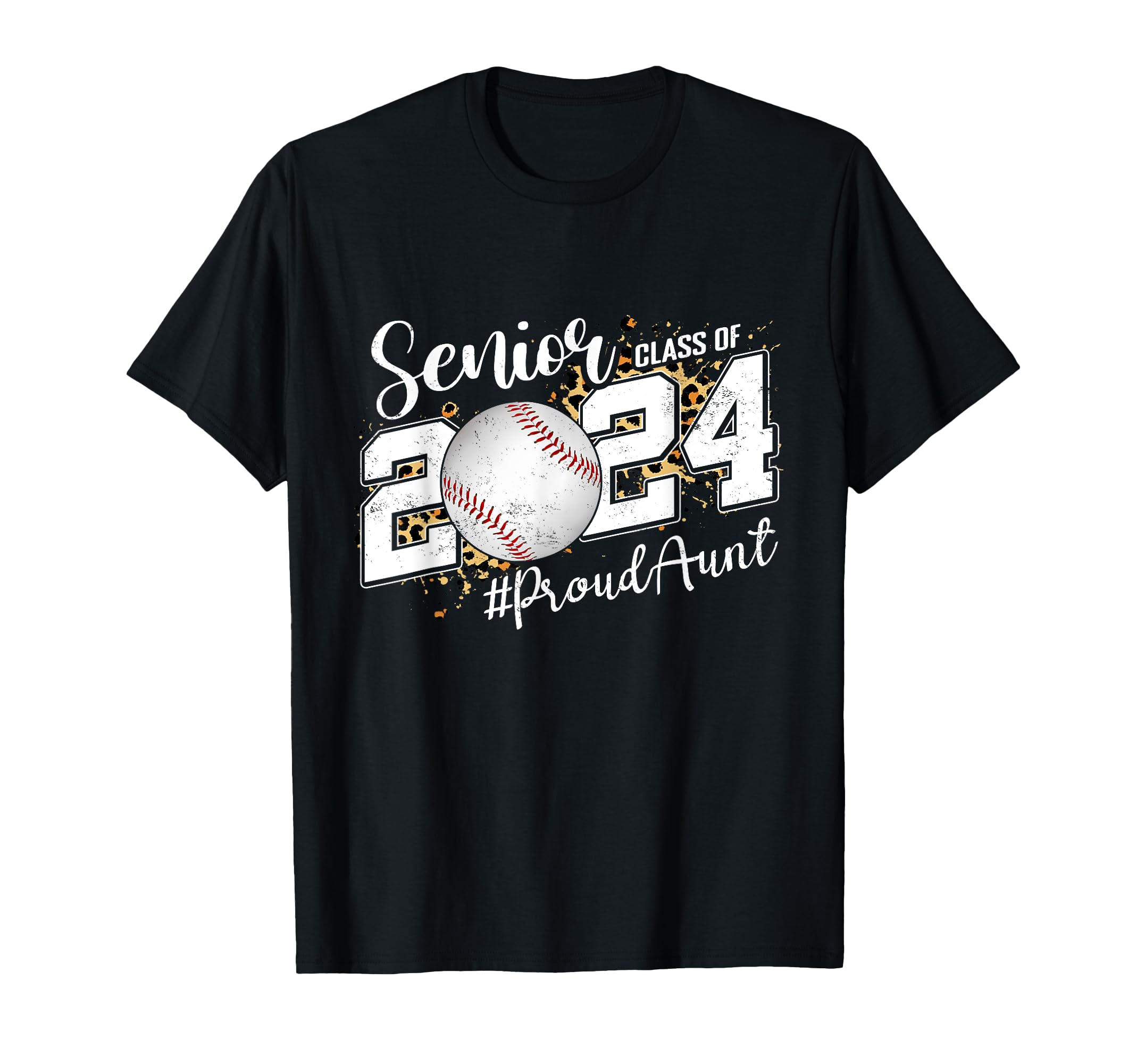 Proud Senior Aunt Class 2024 Baseball T-Shirt - Streetwear Style Men Women - T-Shirt, Sweatshirt, Hoodie