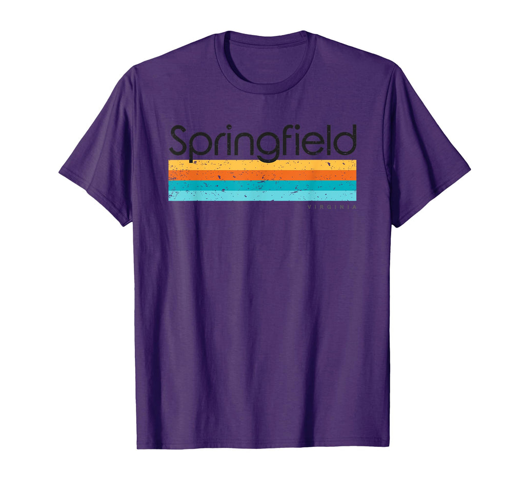 Springfield Virginia Va T-Shirt - Aesthetic Graphic for Adults - T-Shirt, Sweatshirt, Hoodie