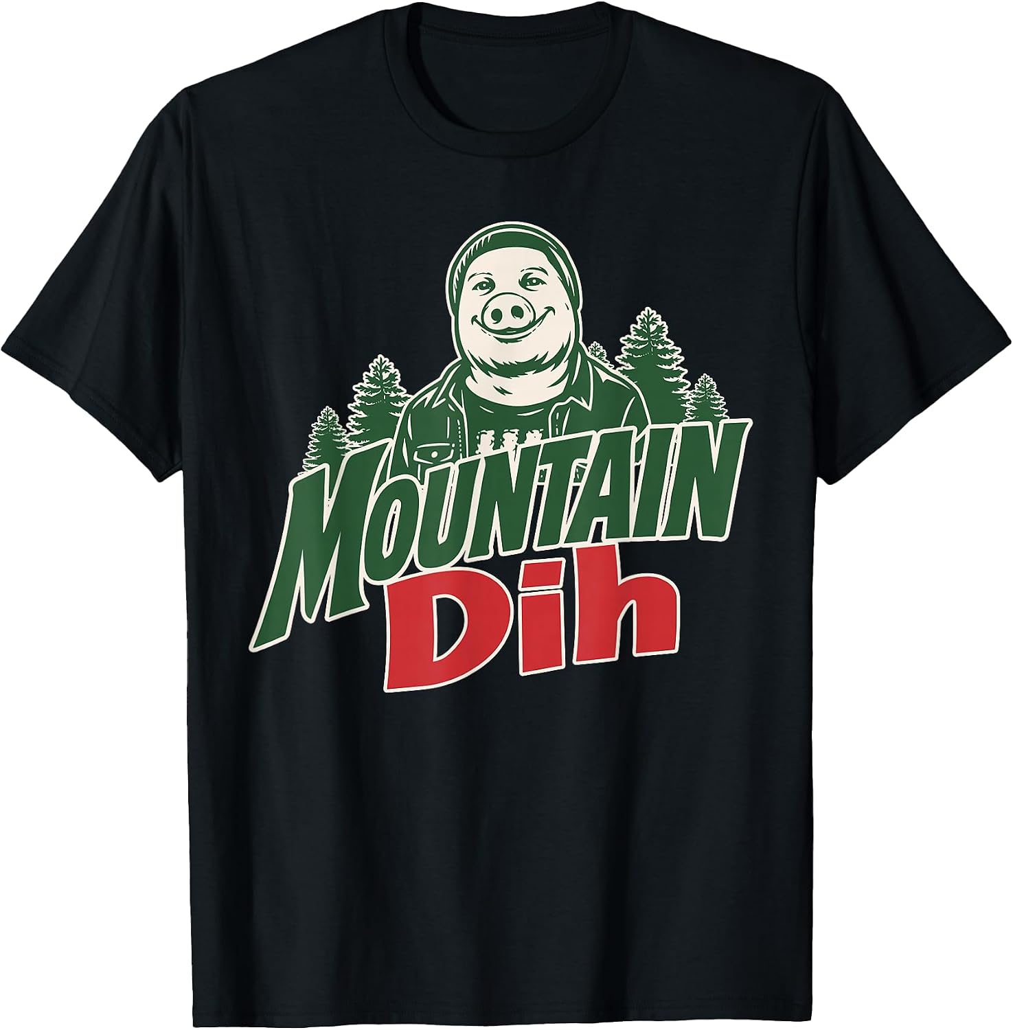 Funny John Pork Mountain Dih Meme - Adult & Kids T-Shirts, Sweatshirts & Hoodies apparel design preview 1