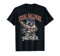 Feral Ballpark Brother Funny T-Shirt - Aesthetic Graphic for Adults - T-Shirt, Sweatshirt, Hoodie