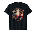 Baseball Americas Game Usa Flag Bat T-Shirt - Minimalist Print for Adults - T-Shirt, Sweatshirt, Hoodie