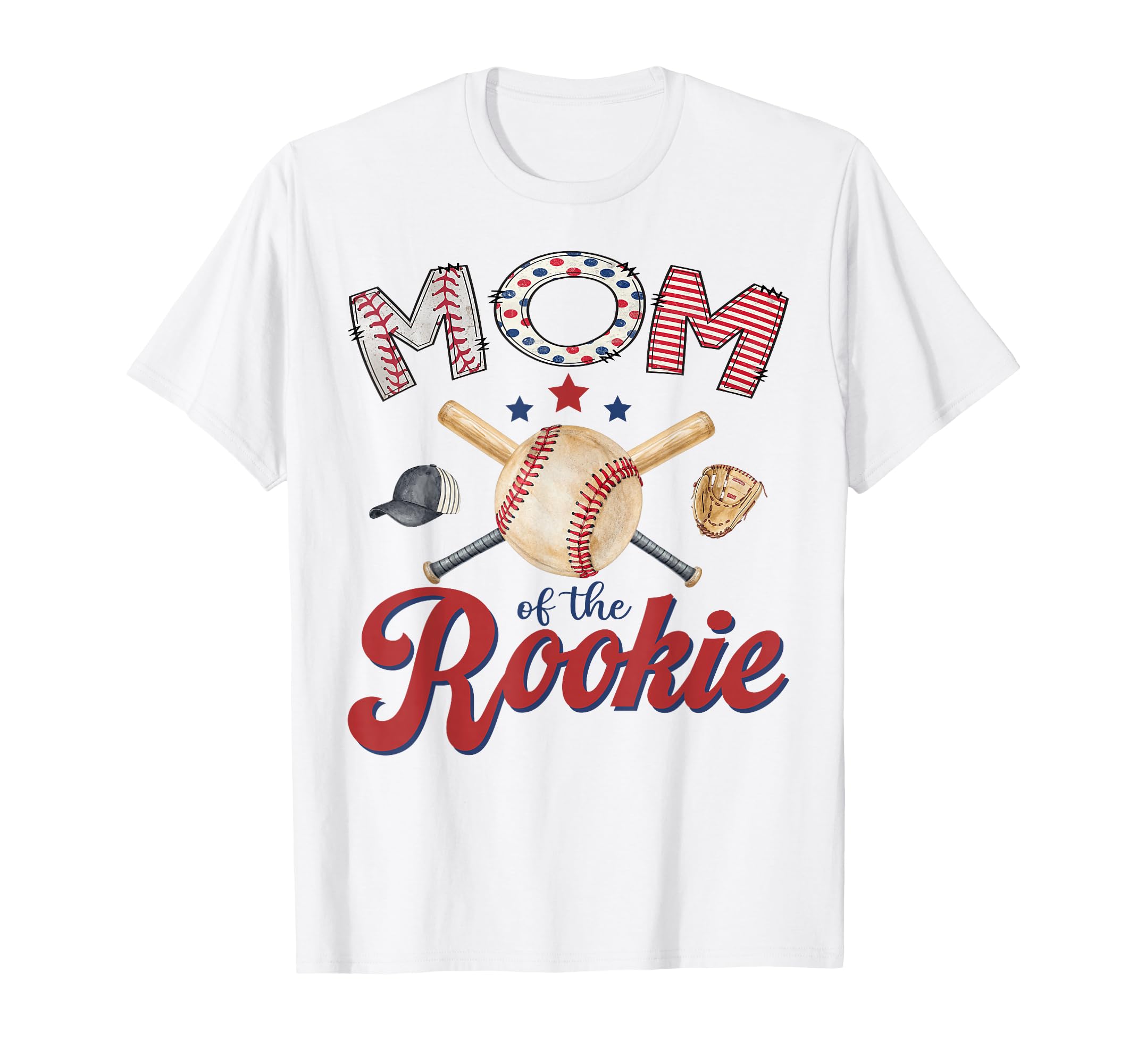 Mom Rookie 1St Birthday Baseball Lover T-Shirt - Minimalist Print Men Women - T-Shirt, Sweatshirt, Hoodie