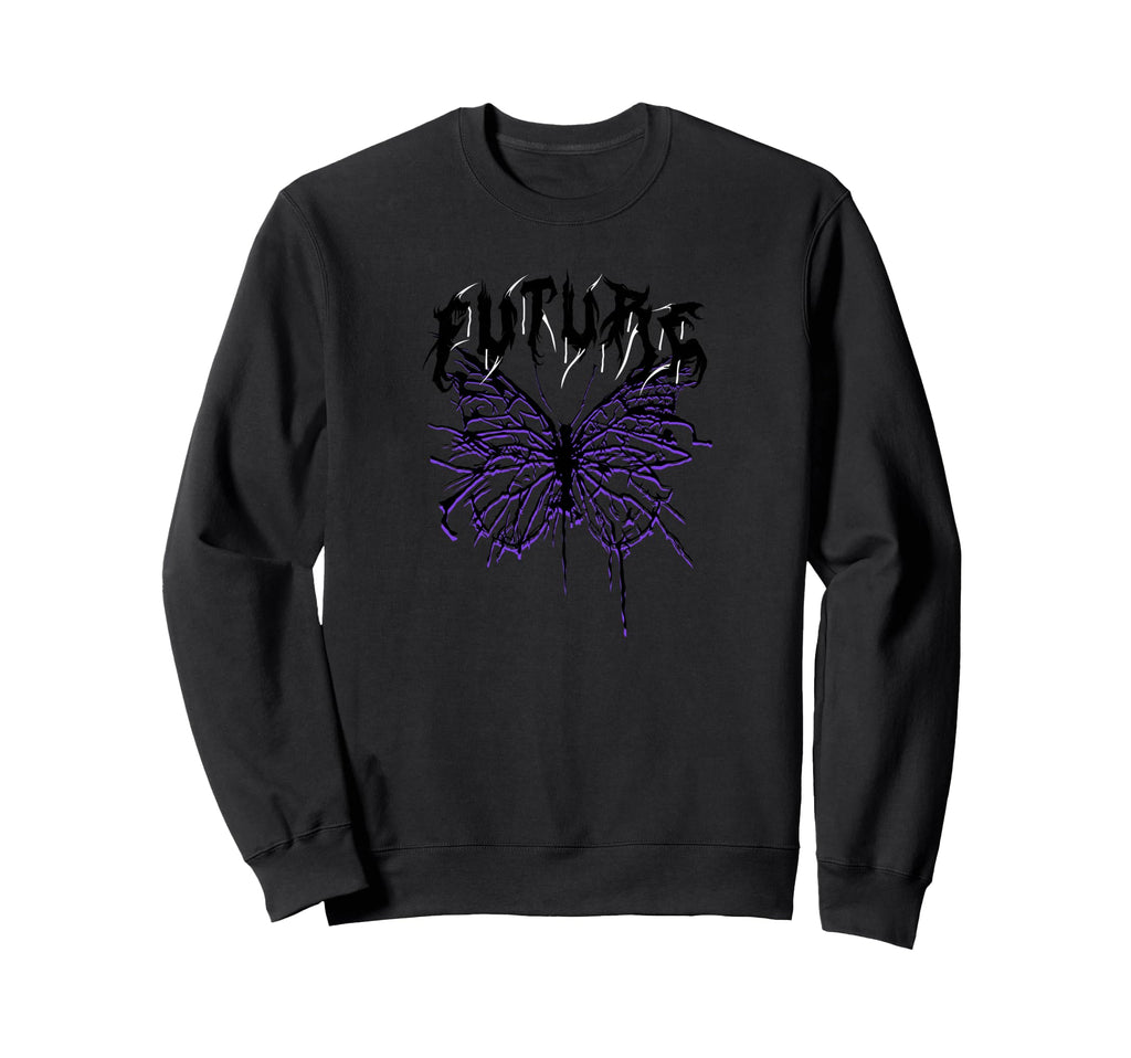 Butterfly Future Y2K Grunge Sweatshirt - Novelty Apparel Men Women - T-Shirt, Sweatshirt, Hoodie