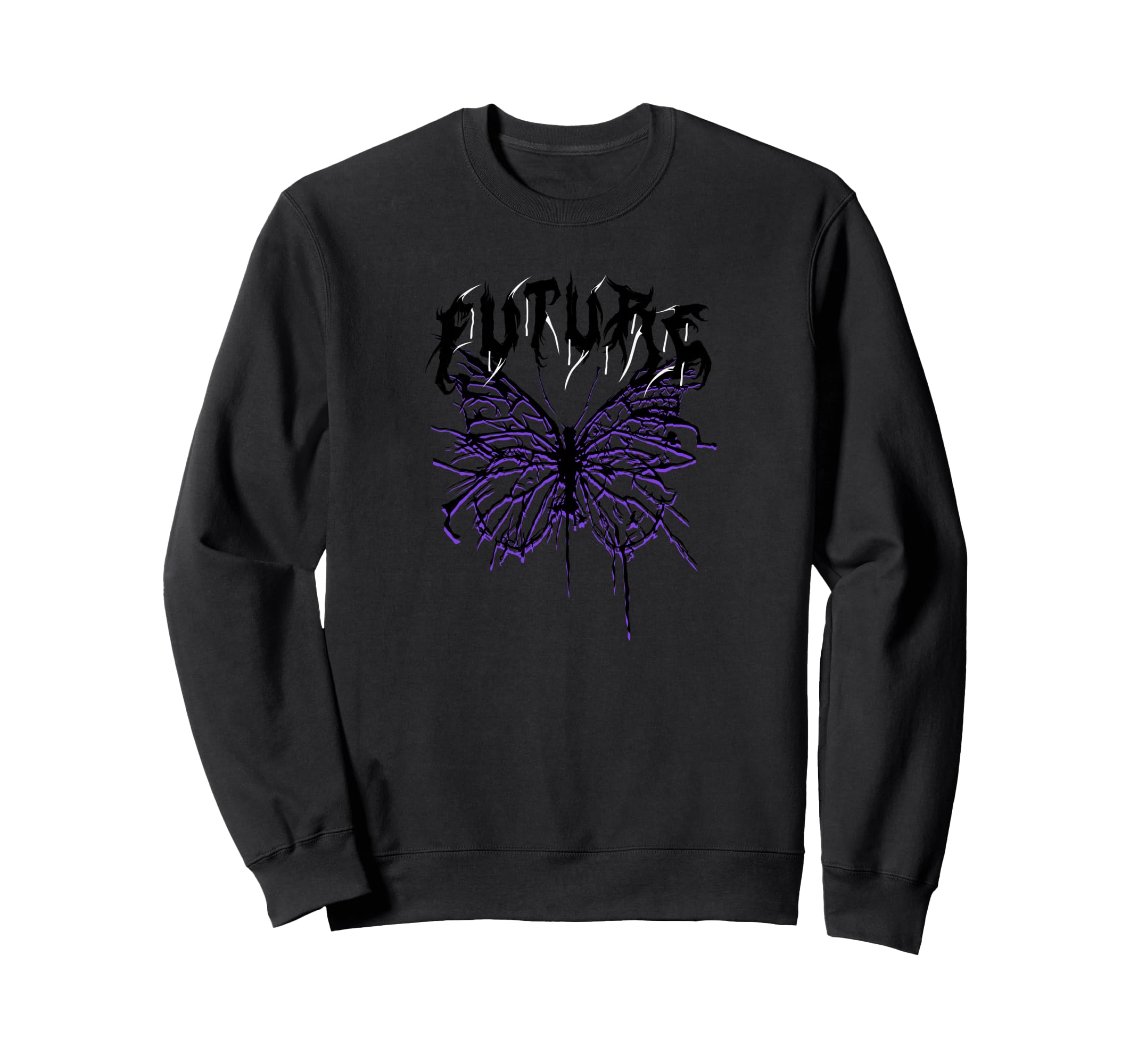 Butterfly Future Y2K Grunge Sweatshirt - Novelty Apparel Men Women - T-Shirt, Sweatshirt, Hoodie