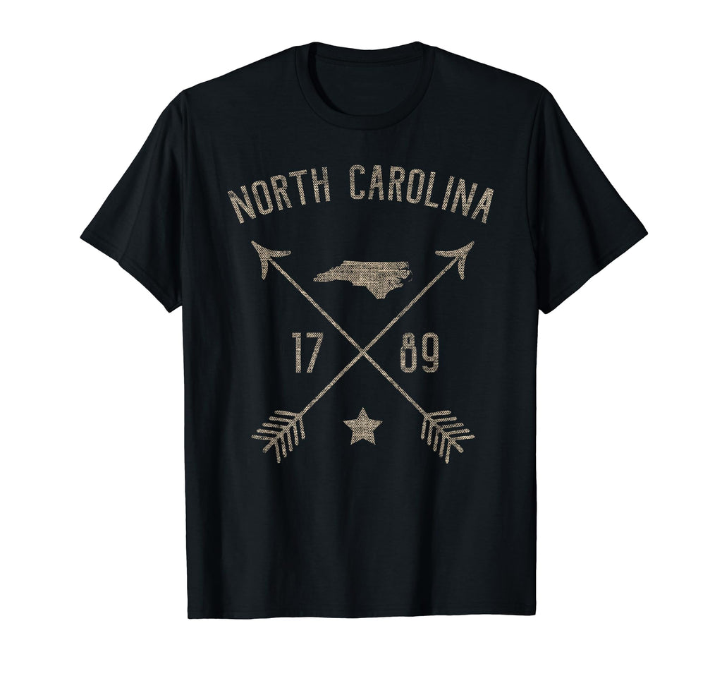 North Carolina Distressed Home T-Shirt - Casual Everyday Wear for Adults - T-Shirt, Sweatshirt, Hoodie