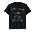 North Carolina Distressed Home T-Shirt - Casual Everyday Wear for Adults - T-Shirt, Sweatshirt, Hoodie