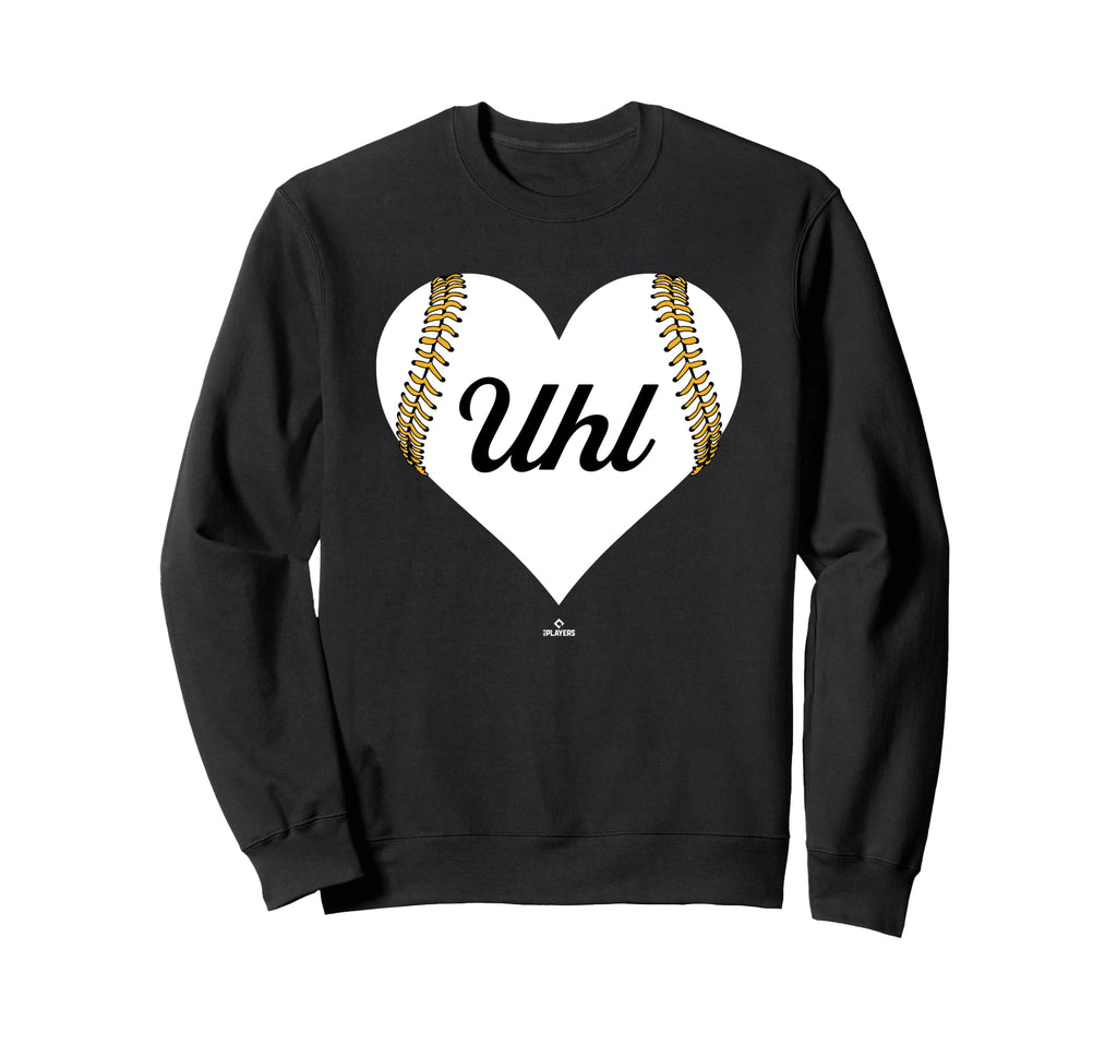 Baseball Heart Cooper Uhl Sweatshirt - Fun Novelty Design for Adults - T-Shirt, Sweatshirt, Hoodie