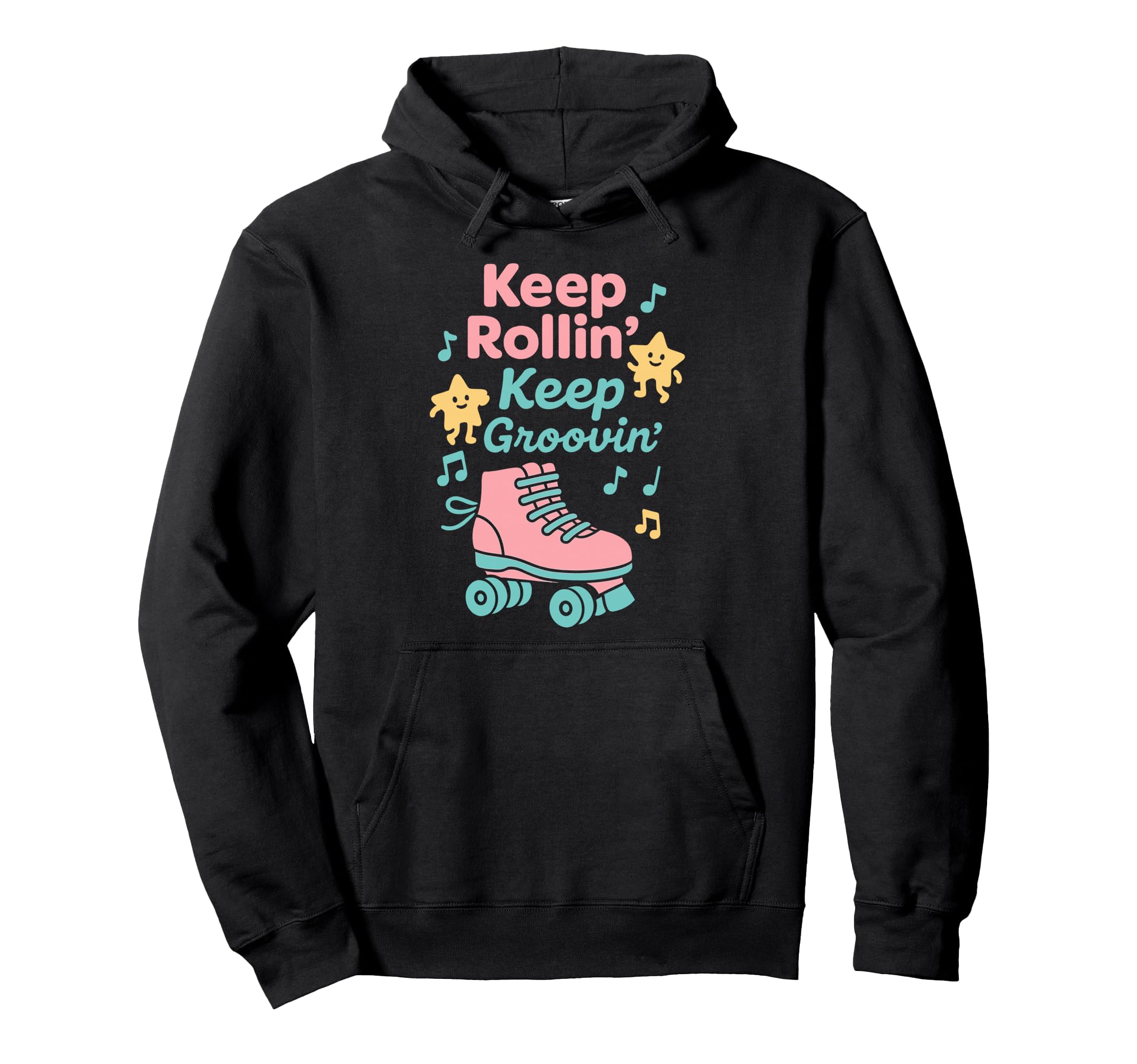 Roller Rink Crew Skate Disco Vibes Rink Hoodie - Minimalist Print Unisex - T-Shirt, Sweatshirt, Hoodie