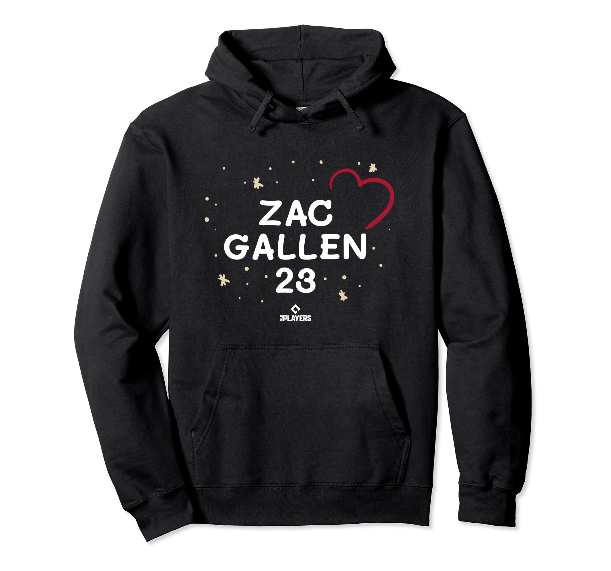 Zac Gallen Heart Valentines Day Hoodie - Custom Art Print for Adults - T-Shirt, Sweatshirt, Hoodie