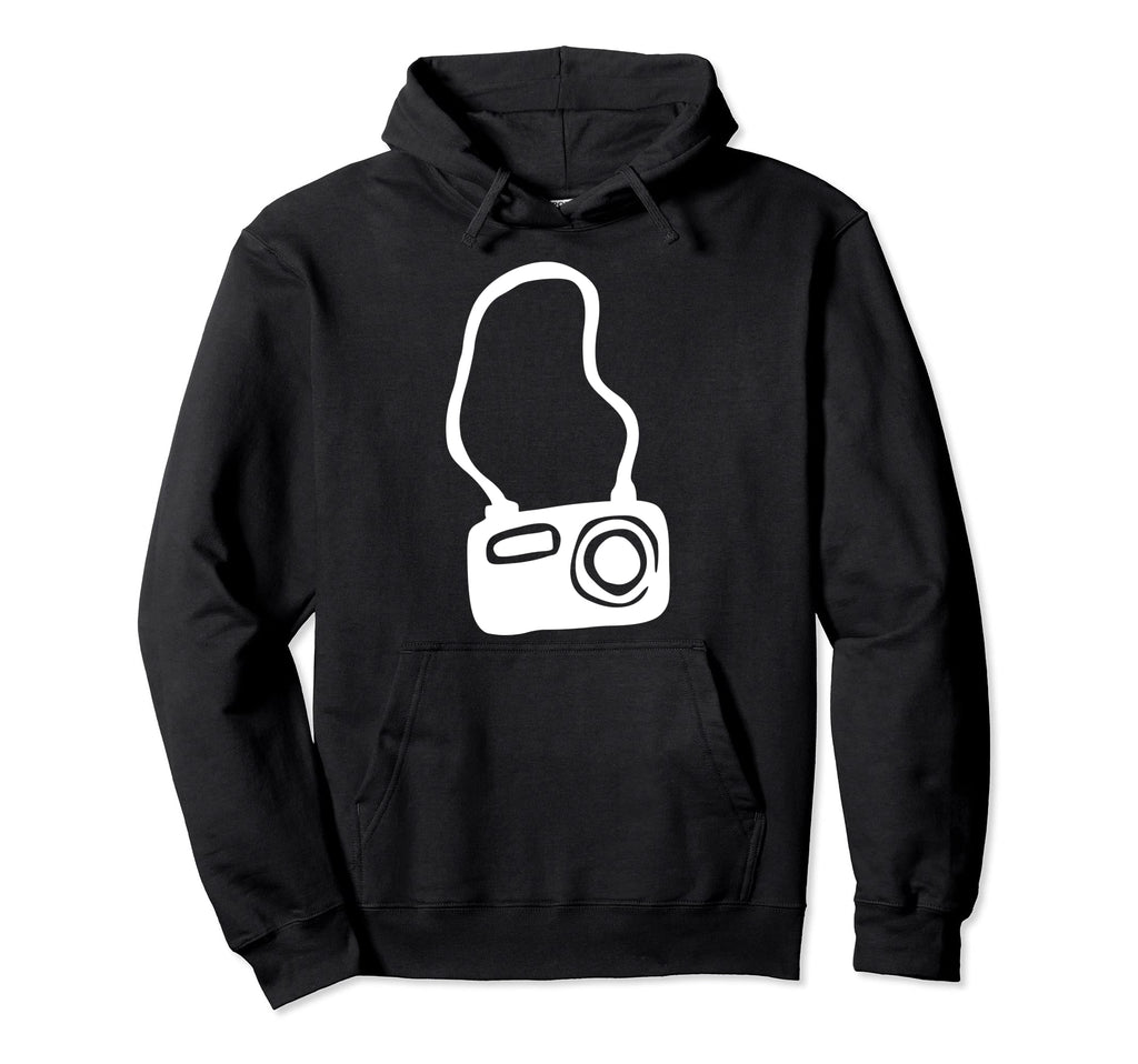 Film Camera Photographer Drawing Hoodie - Aesthetic Graphic Men Women - T-Shirt, Sweatshirt, Hoodie