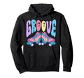 Roller Skating Skate 1970S Groove Hoodie - Aesthetic Graphic for Adults - T-Shirt, Sweatshirt, Hoodie