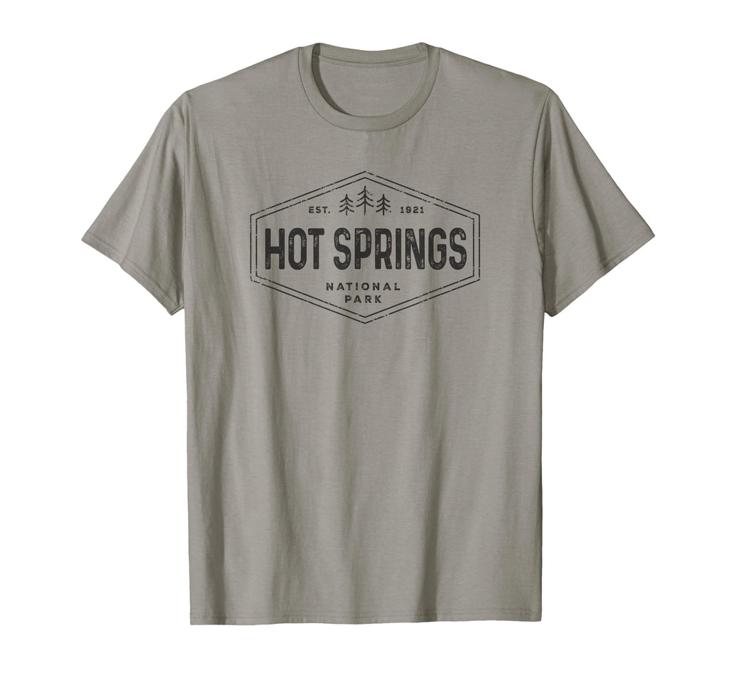 Hot Springs National Park Tree Badge T-Shirt - Minimalist Print Unisex - T-Shirt, Sweatshirt, Hoodie