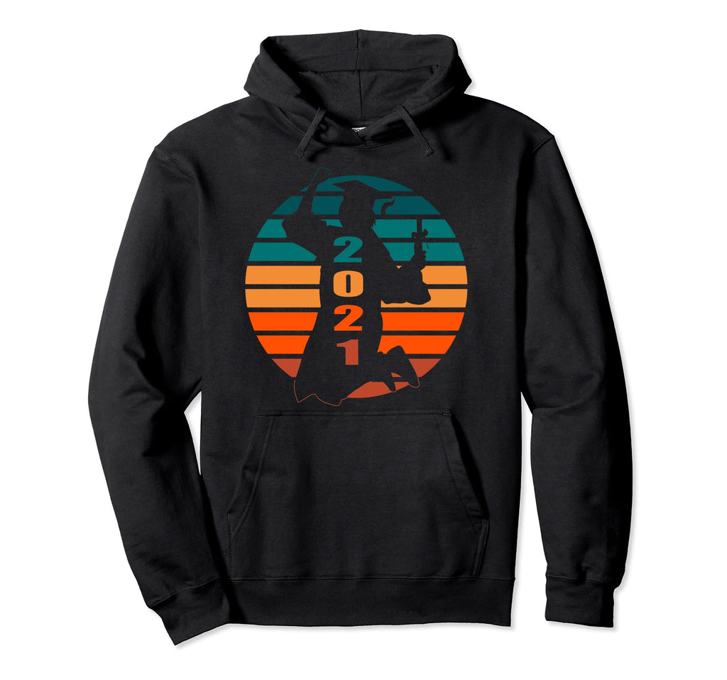 2021 Graduation Cap Gown Tassel Hoodie - Fun Novelty Design Men Women - T-Shirt, Sweatshirt, Hoodie