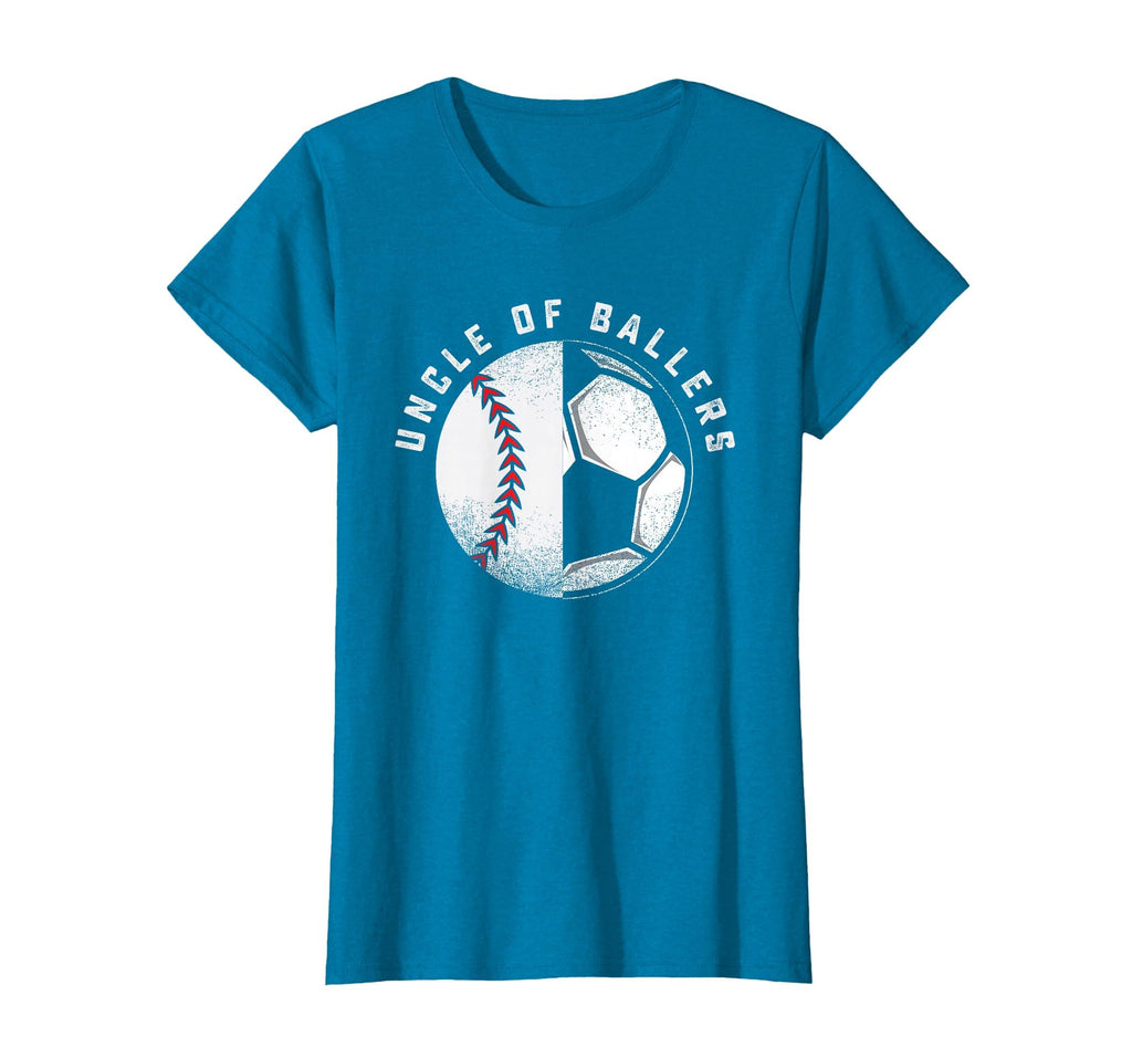 Uncle Ballers Nephew Baseball Niece T-Shirt - Trendy Graphic Men Women - T-Shirt, Sweatshirt, Hoodie