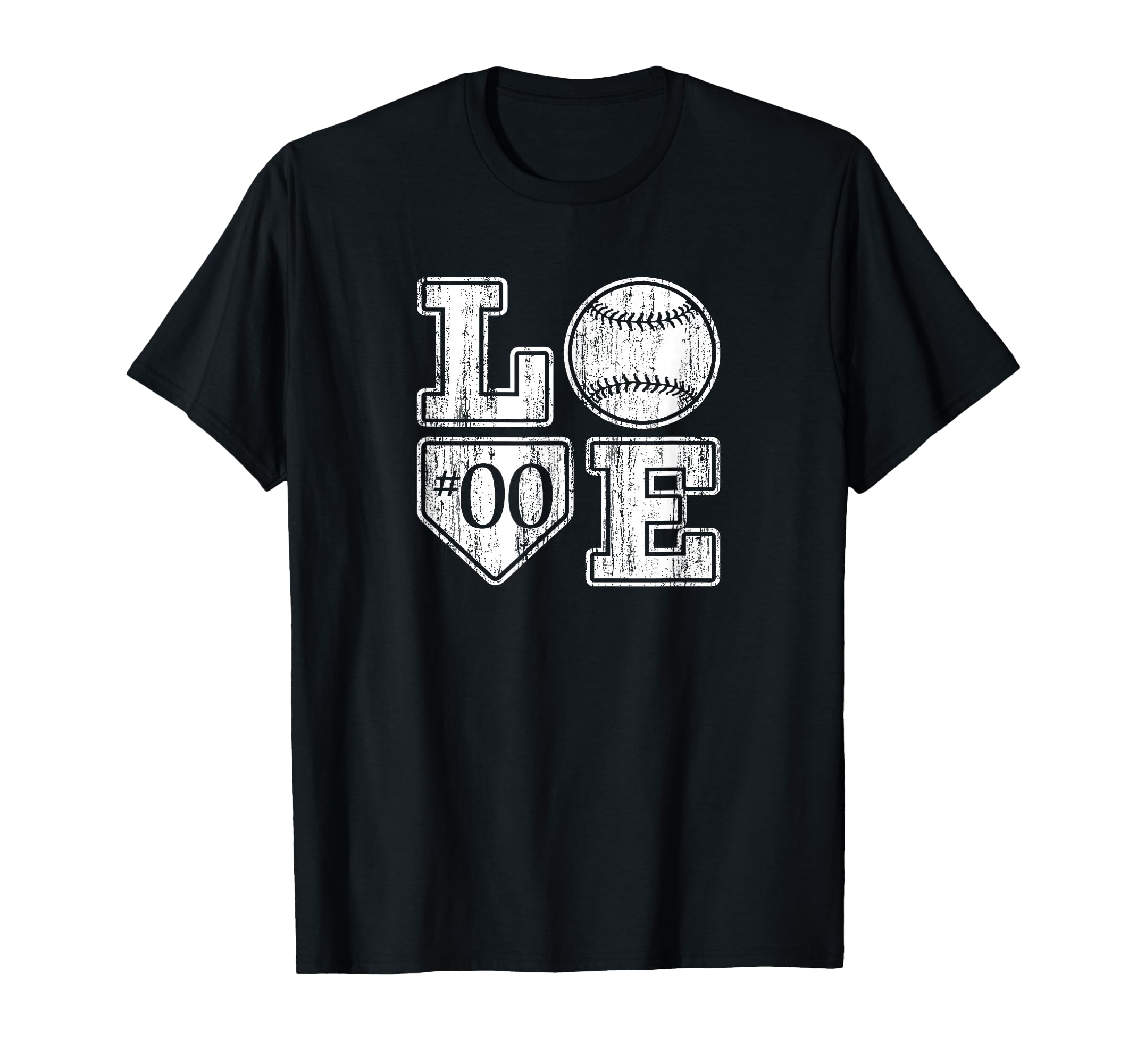 Love Baseball Softball Mom Distressed T-Shirt - Fun Novelty Design Unisex - T-Shirt, Sweatshirt, Hoodie