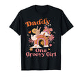 Daddy One Groovy Boho Hippie Rainbow T-Shirt - Unique Graphic for Adults - T-Shirt, Sweatshirt, Hoodie