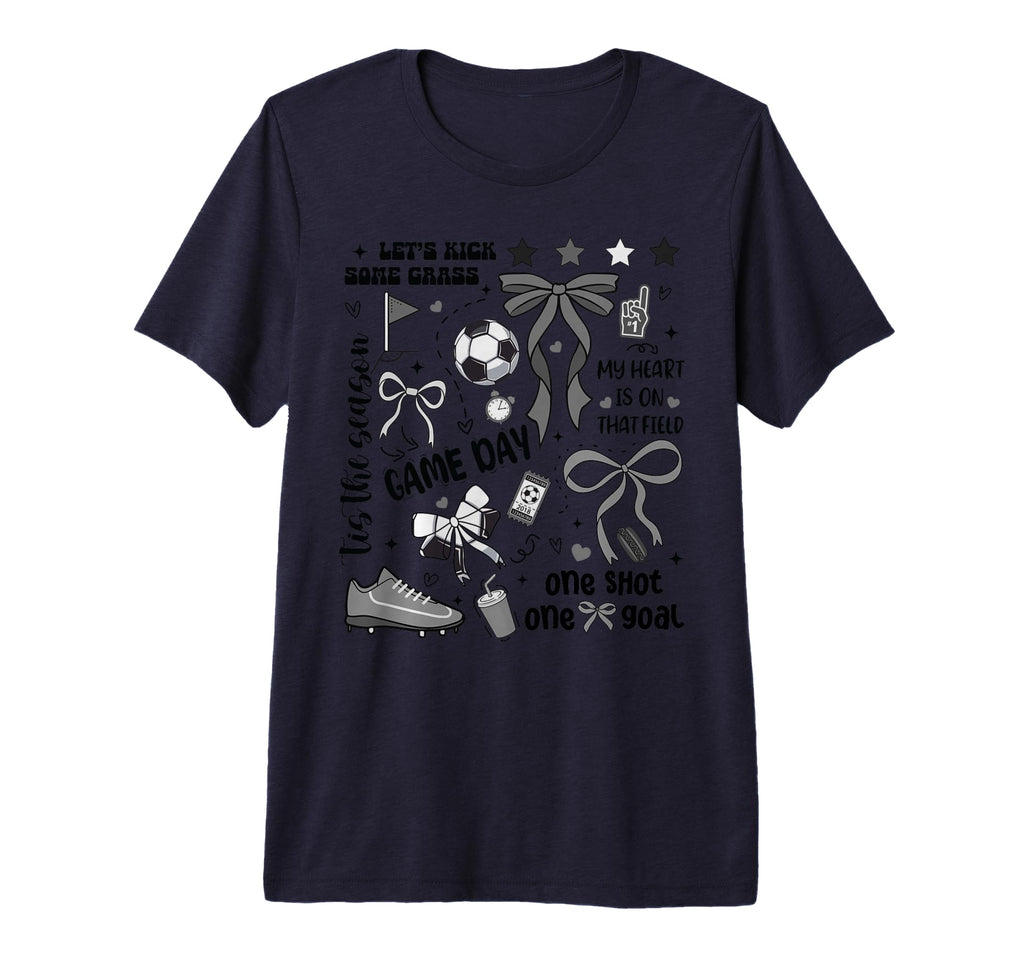 Soccer Streetwear Preppy Soccer Game Day T-Shirt - Novelty Apparel Unisex - T-Shirt, Sweatshirt, Hoodie