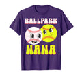Ballpark Nana Baseball Softball T-Shirt - Fun Novelty Design for Adults - T-Shirt, Sweatshirt, Hoodie