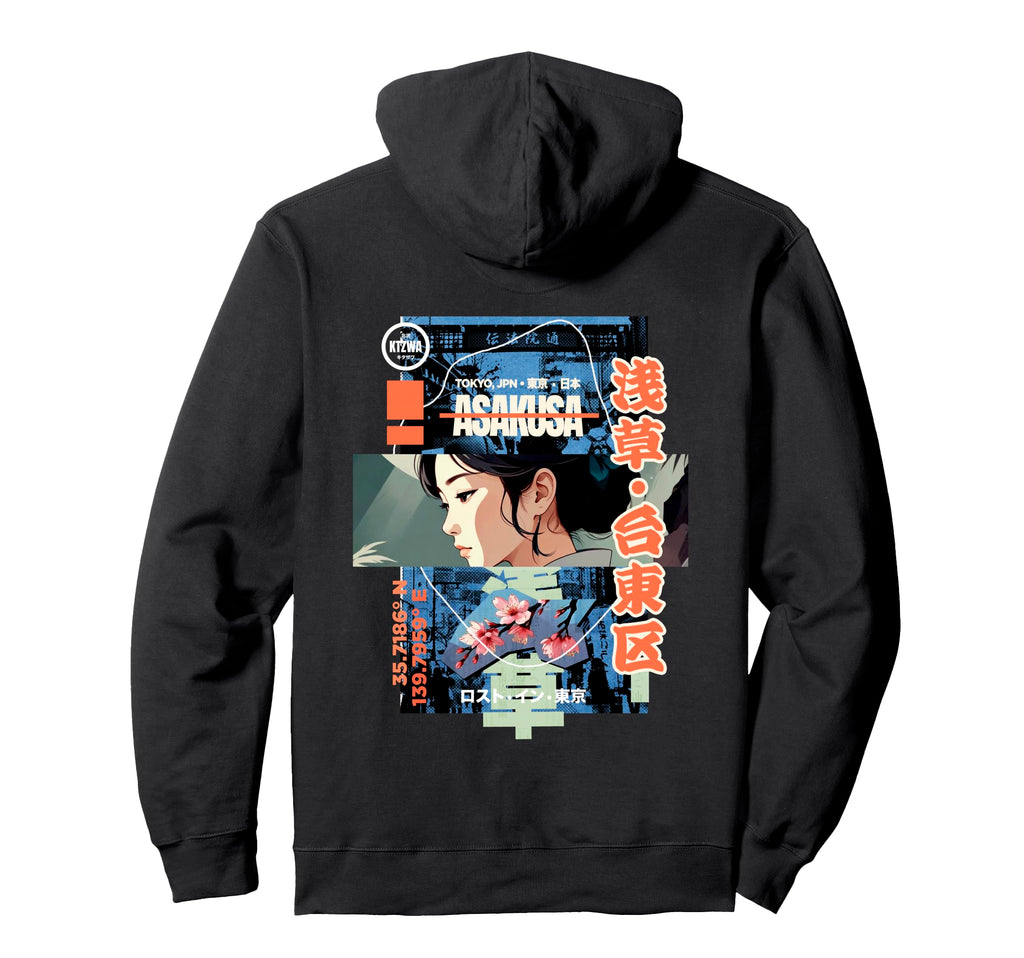 Japanese 90S 80S Streetwear Tokyo Hoodie - Casual Everyday Wear Unisex - T-Shirt, Sweatshirt, Hoodie