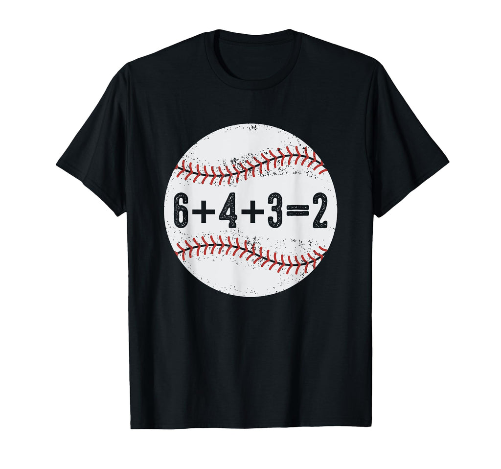 Funny 6 4 3 2 Double Play Baseball Gift T-Shirt - Novelty Apparel Unisex - T-Shirt, Sweatshirt, Hoodie