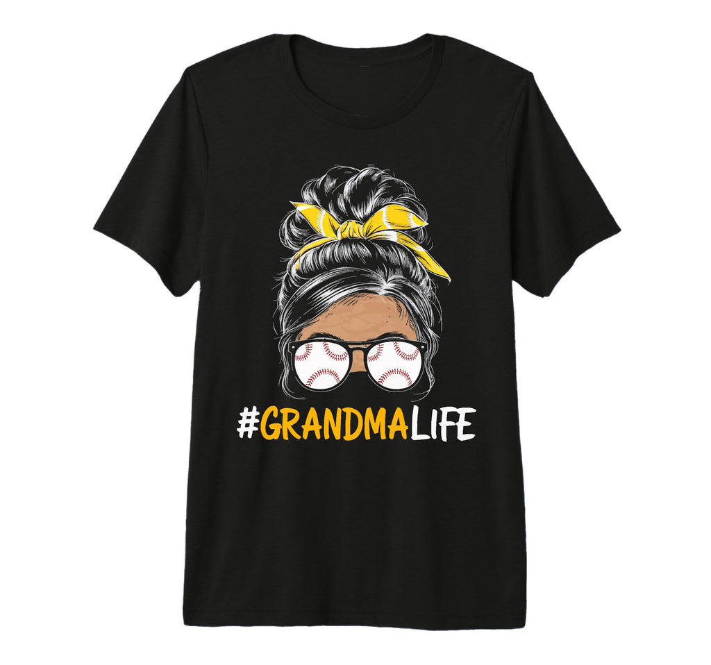 Baseball Grandma Grandmother Granny T-Shirt - Trendy Graphic for Adults - T-Shirt, Sweatshirt, Hoodie